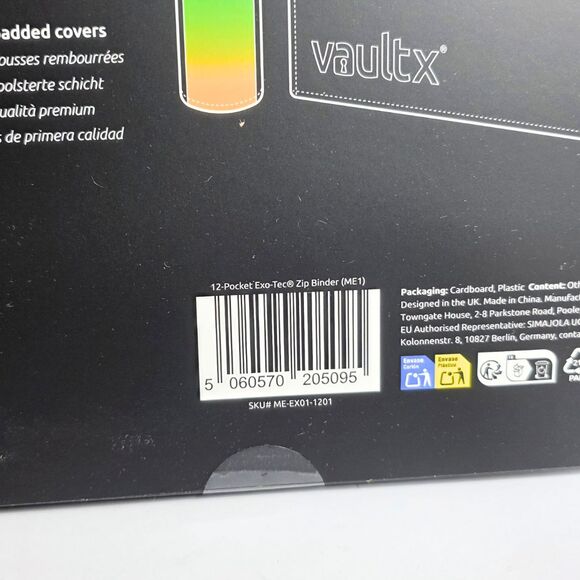 Vault X ME1 12 Pocket Binder Exo-Tec Zip Mega Evolutions 1st Edition NEW SEALED - Picture 4 of 4